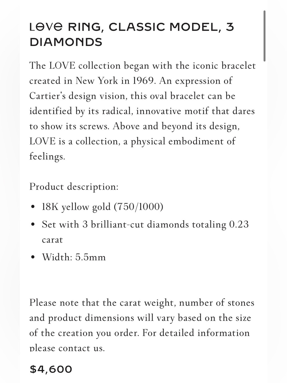 100% authentic Cartier love ring - Picture 8 of 10